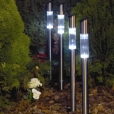 Набор садовых светильников "Post Lights" на солнечной батарее, 4 шт предметов декора и ландшафтного дизайна инфо 660q.