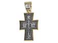 Крест, серебро 925, золото 999 k-14223 2010 г инфо 8715r.