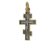 Крест, серебро 925, золото 999 k-11423 2010 г инфо 8721r.