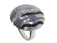 Кольцо, серебро 925, кристалл Сваровски,эмаль 018 02 21spk-00184 2010 г инфо 9800r.
