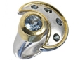 Кольцо, серебро 925, топаз 001 02 21-02178 2010 г инфо 10082r.